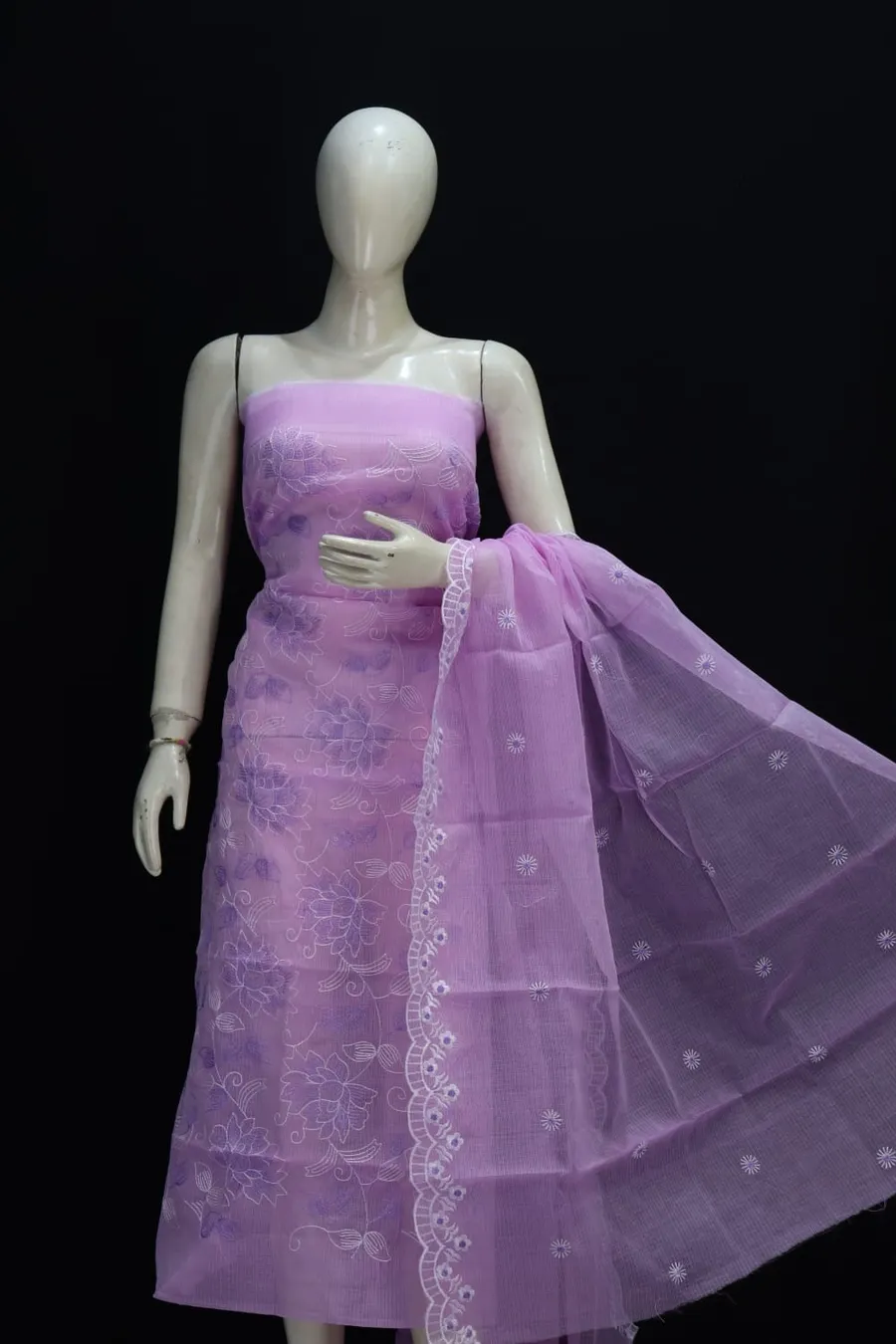 Elegant Kota Doria Soft Cotton Dress Material – Lightweight, Breathable & Handcrafted Perfection